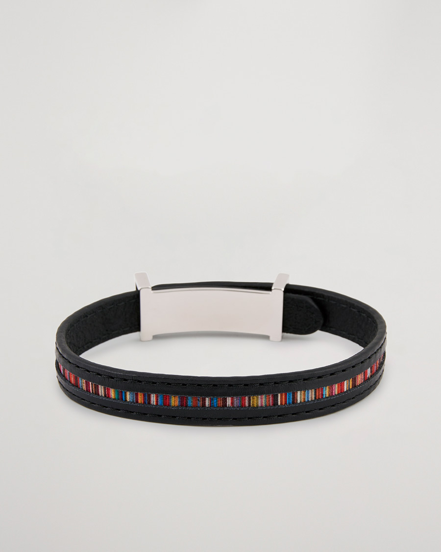 Herr | Paul Smith Leather Bracelet Black | Paul Smith | Leather Bracelet Black