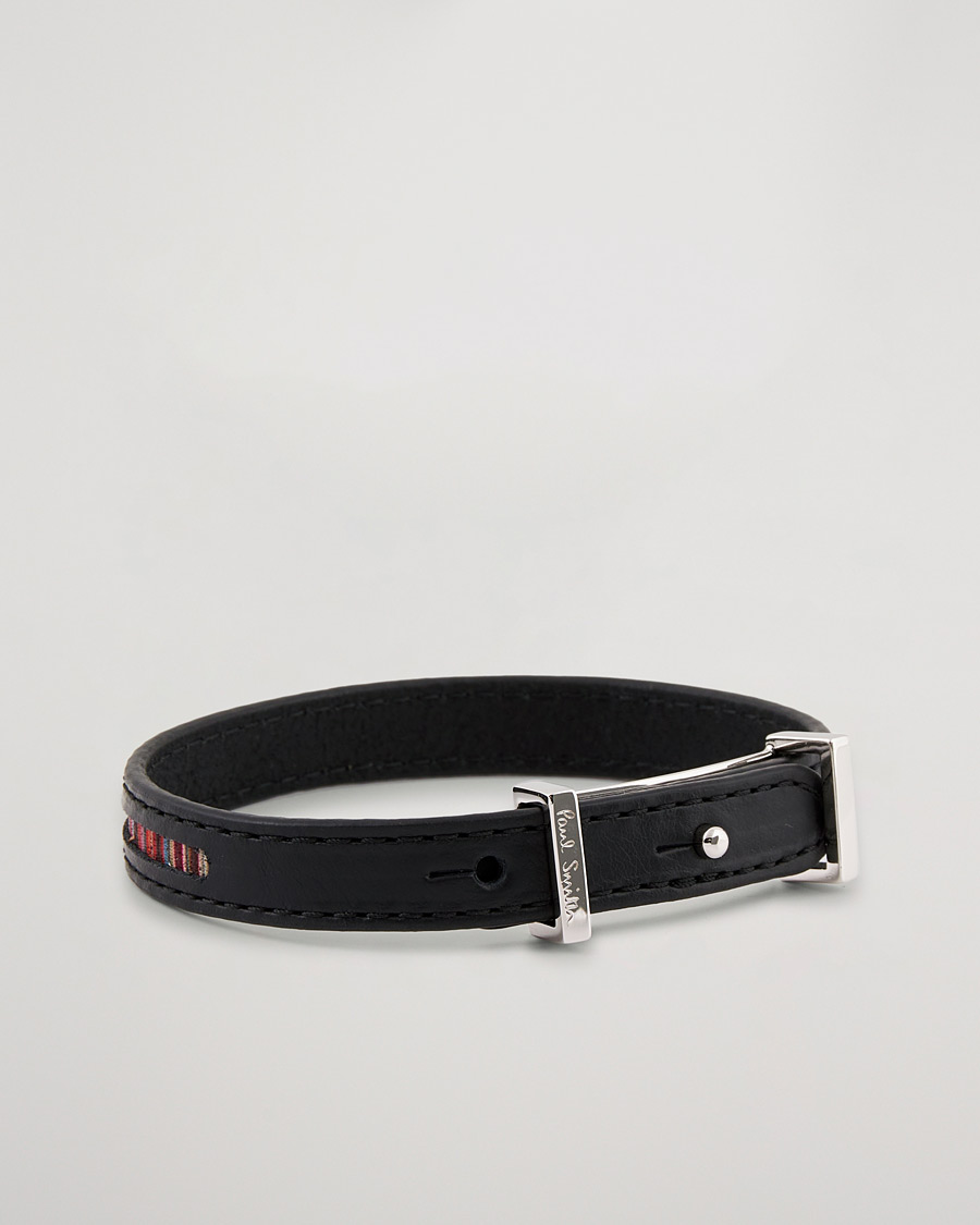 Herr | Paul Smith Leather Bracelet Black | Paul Smith | Leather Bracelet Black