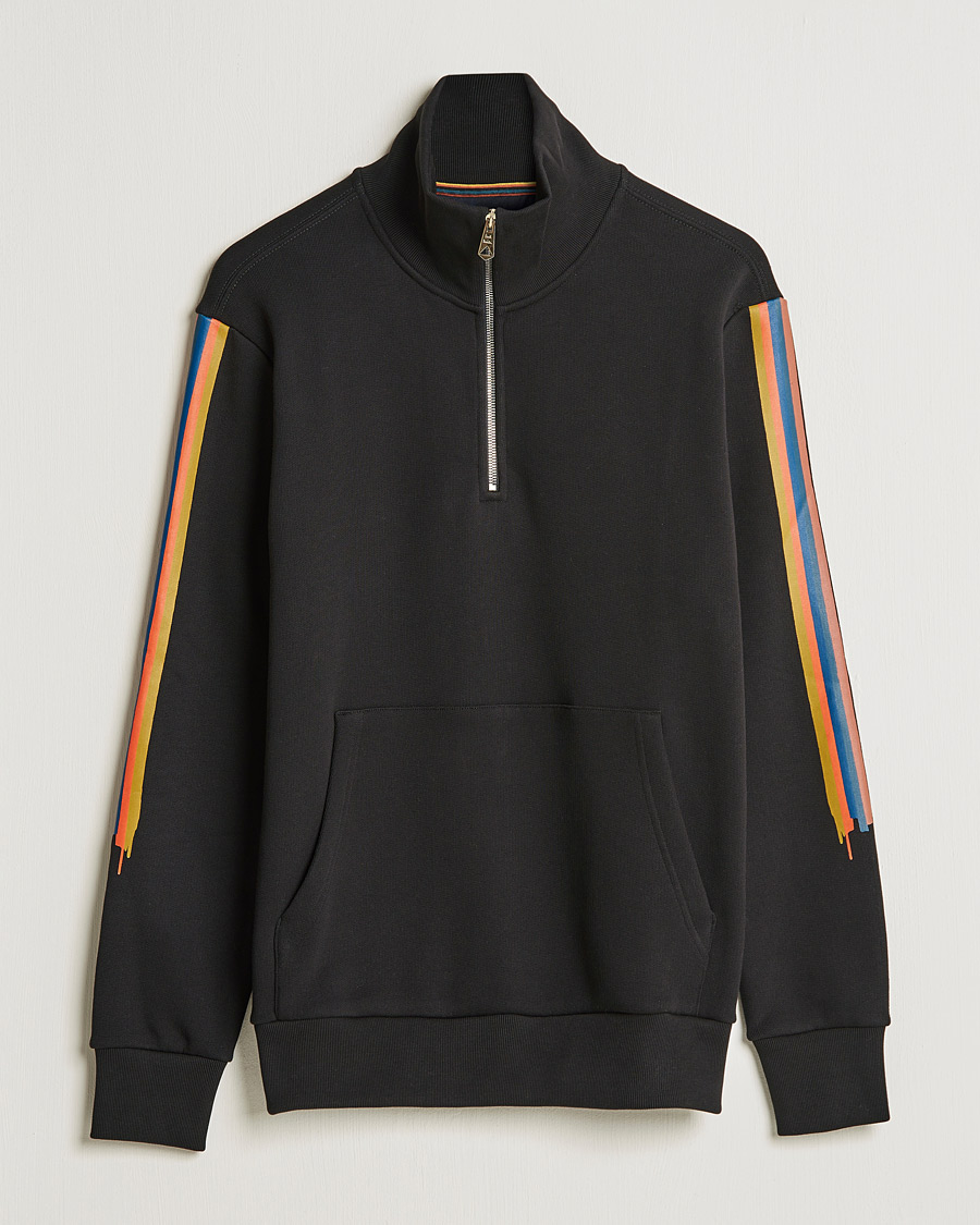 Herr | Tröjor | Paul Smith | Half Zip Sweatshirt Black