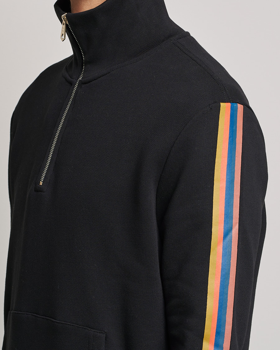 Herr | Tröjor | Paul Smith | Half Zip Sweatshirt Black