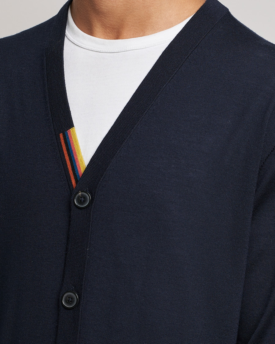 Herr | Tröjor | Paul Smith | Knitted Cardigan Navy