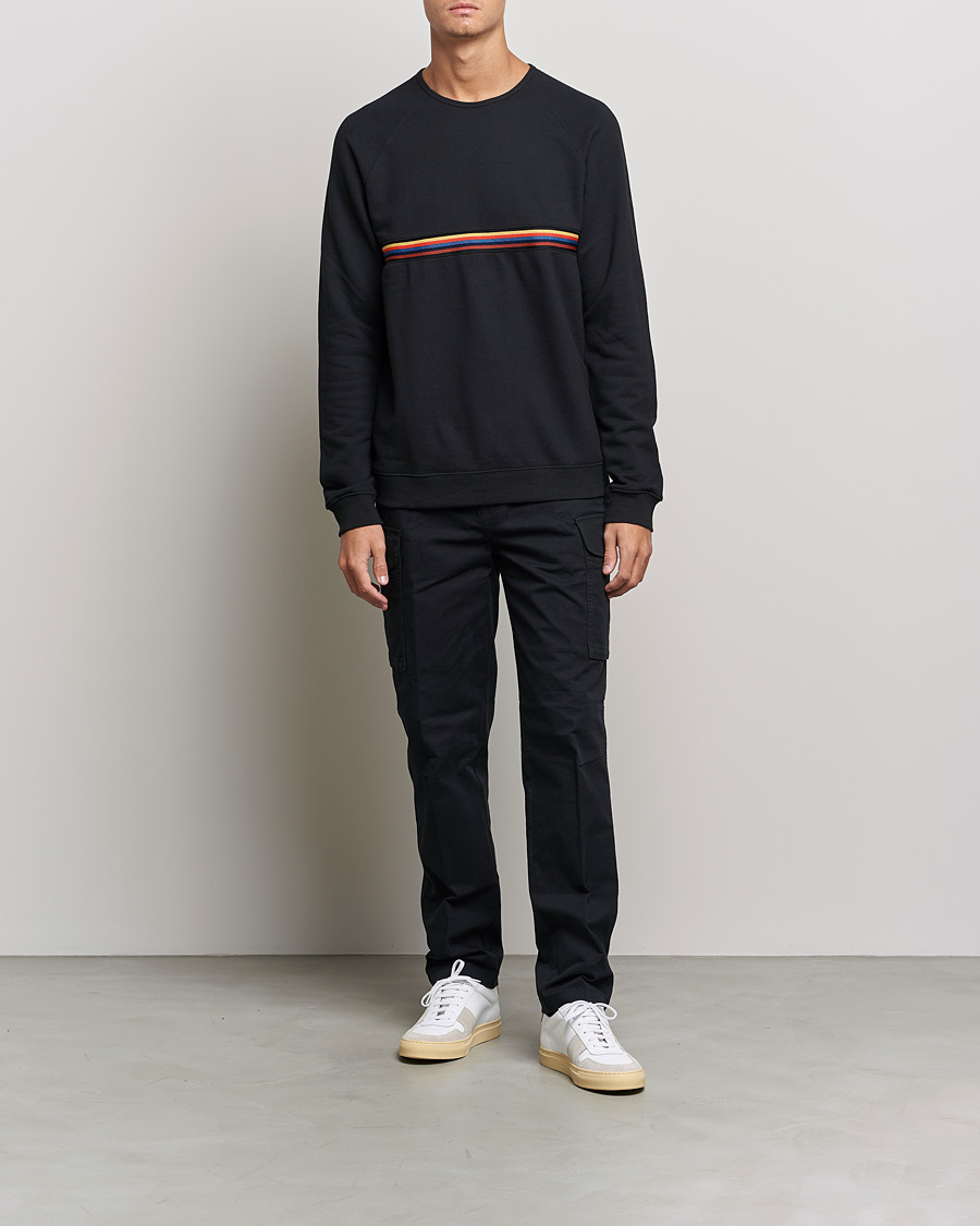 Herr | Pyjamas & Morgonrockar | Paul Smith | Jersey Cotton Long Sleeve T-shirt Black