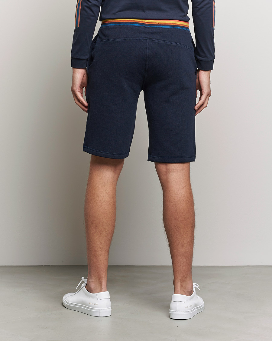 Herr | Shorts | Paul Smith | Birght Stripe Sweat Shorts Navy