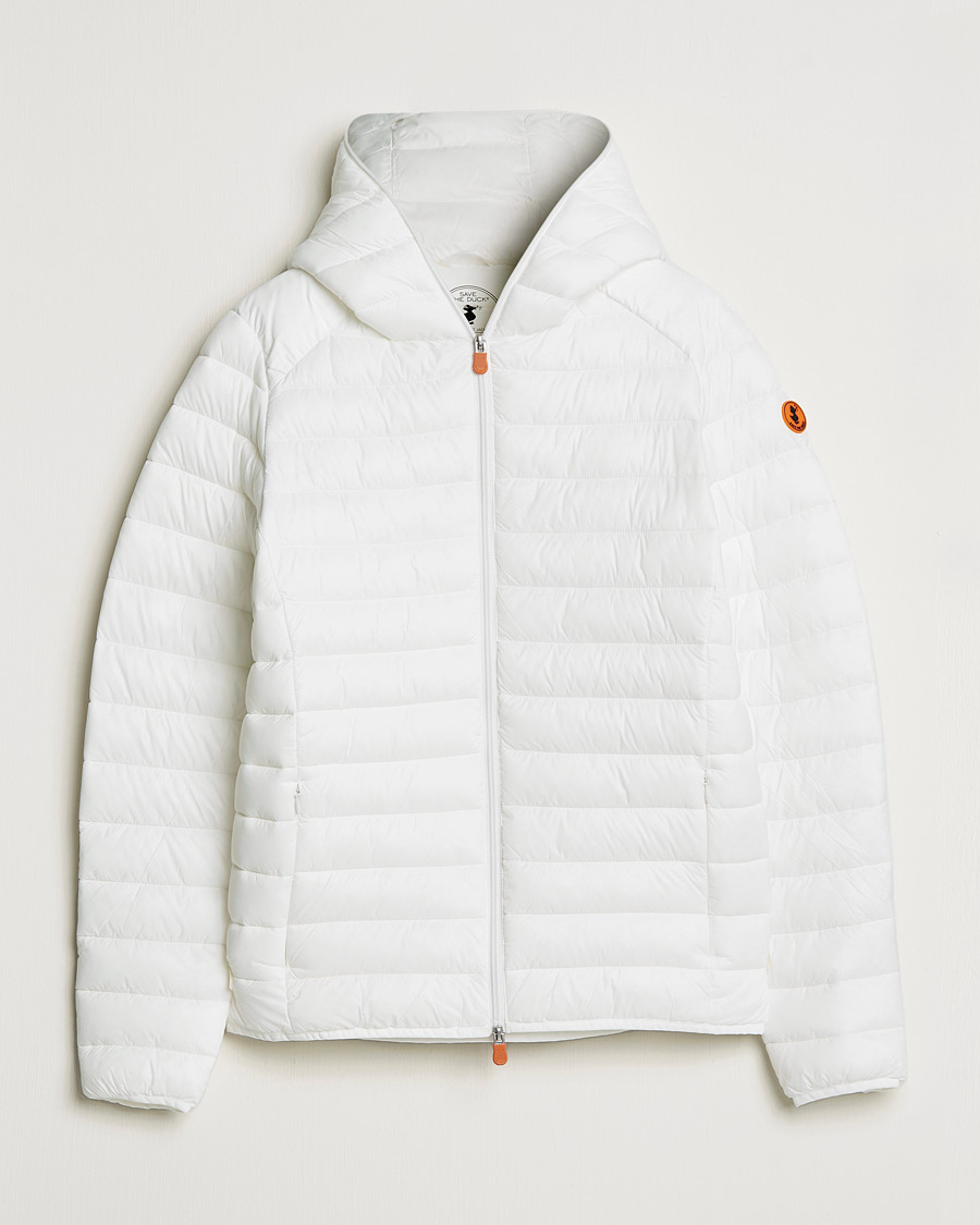 Herr | Jackor | Save The Duck | Donald Lightweight Padded Hooded Jacket Off White