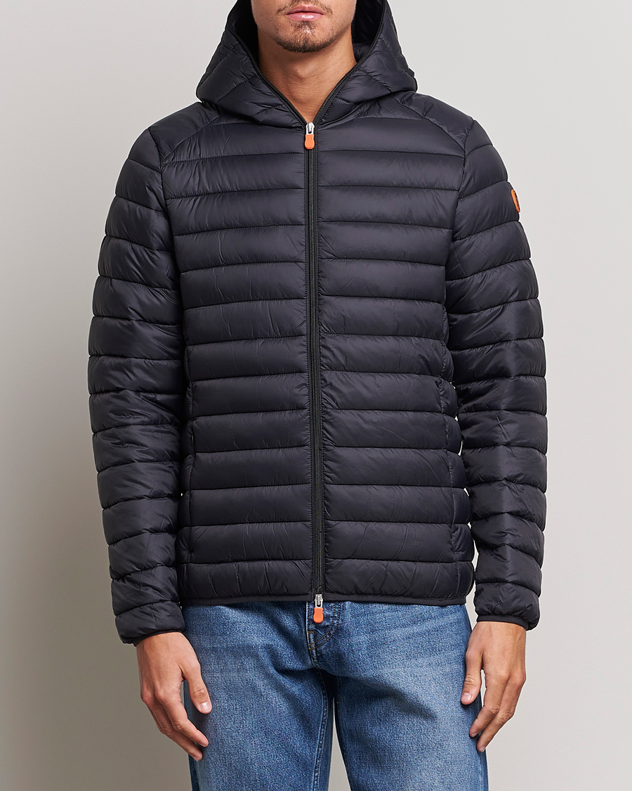 Herr |  | Save The Duck | Donald Lightweight Padded Hooded Jacket Black