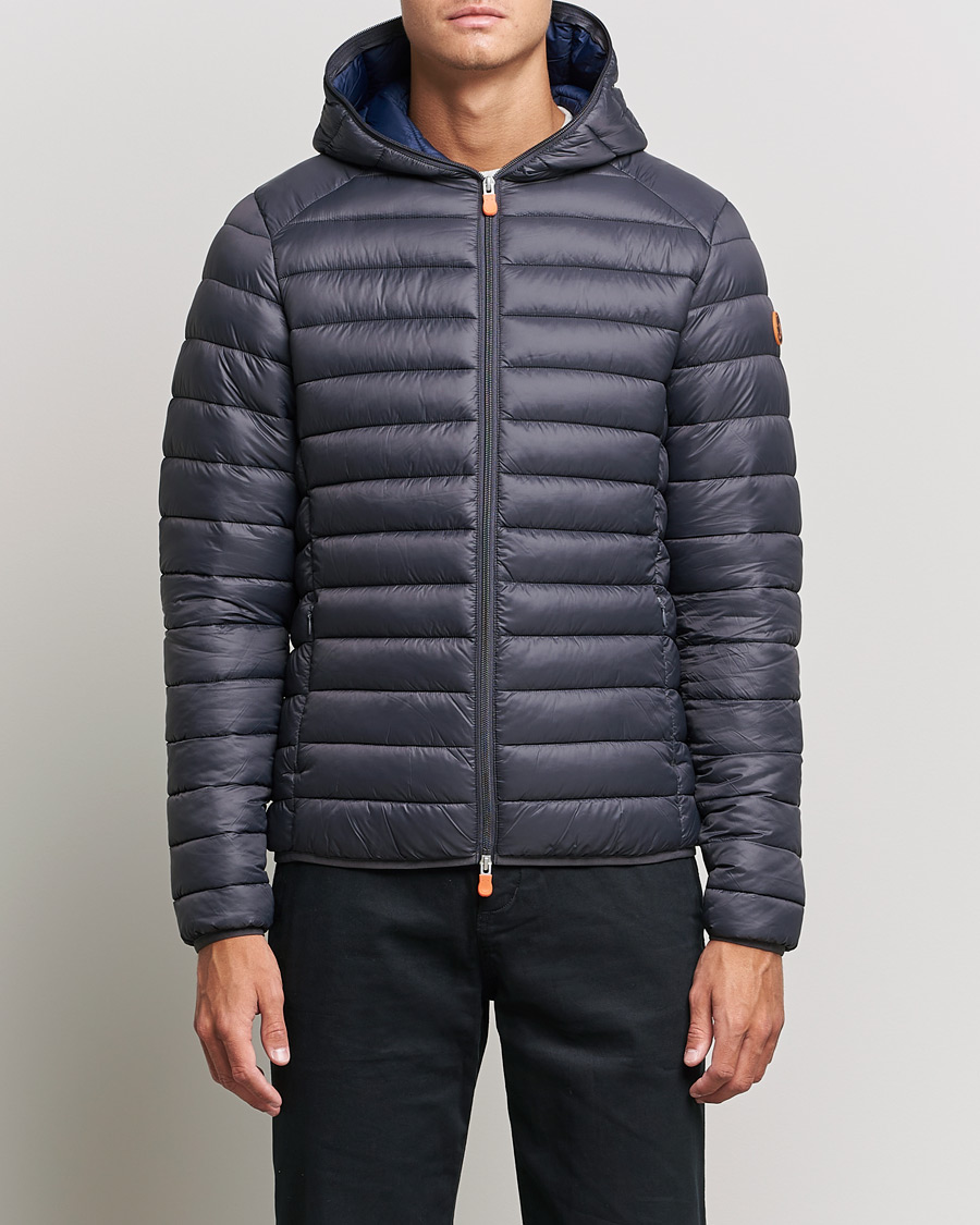 Herr | Jackor | Save The Duck | Donald Lightweight Padded Hooded Jacket Anthracite