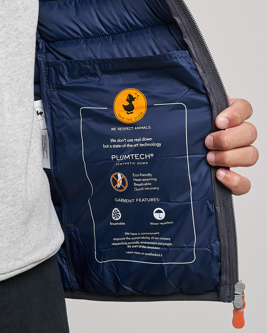 Herr | Jackor | Save The Duck | Donald Lightweight Padded Hooded Jacket Anthracite