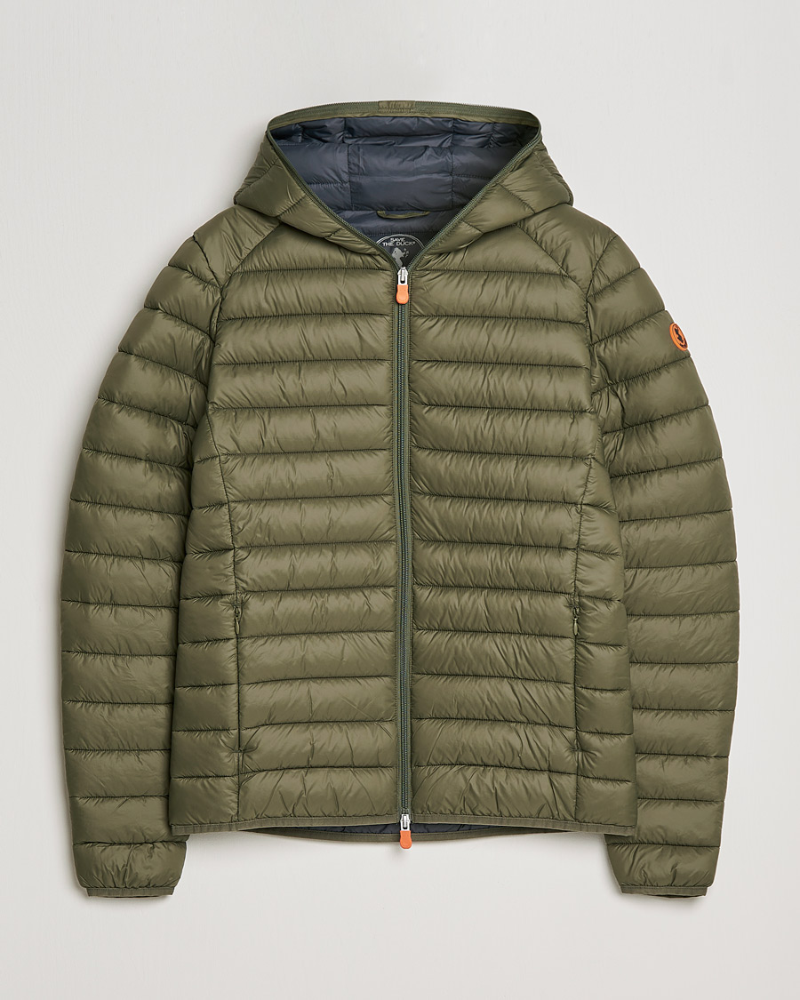 Herr | Jackor | Save The Duck | Donald Lightweight Padded Hooded Jacket Laurel Green