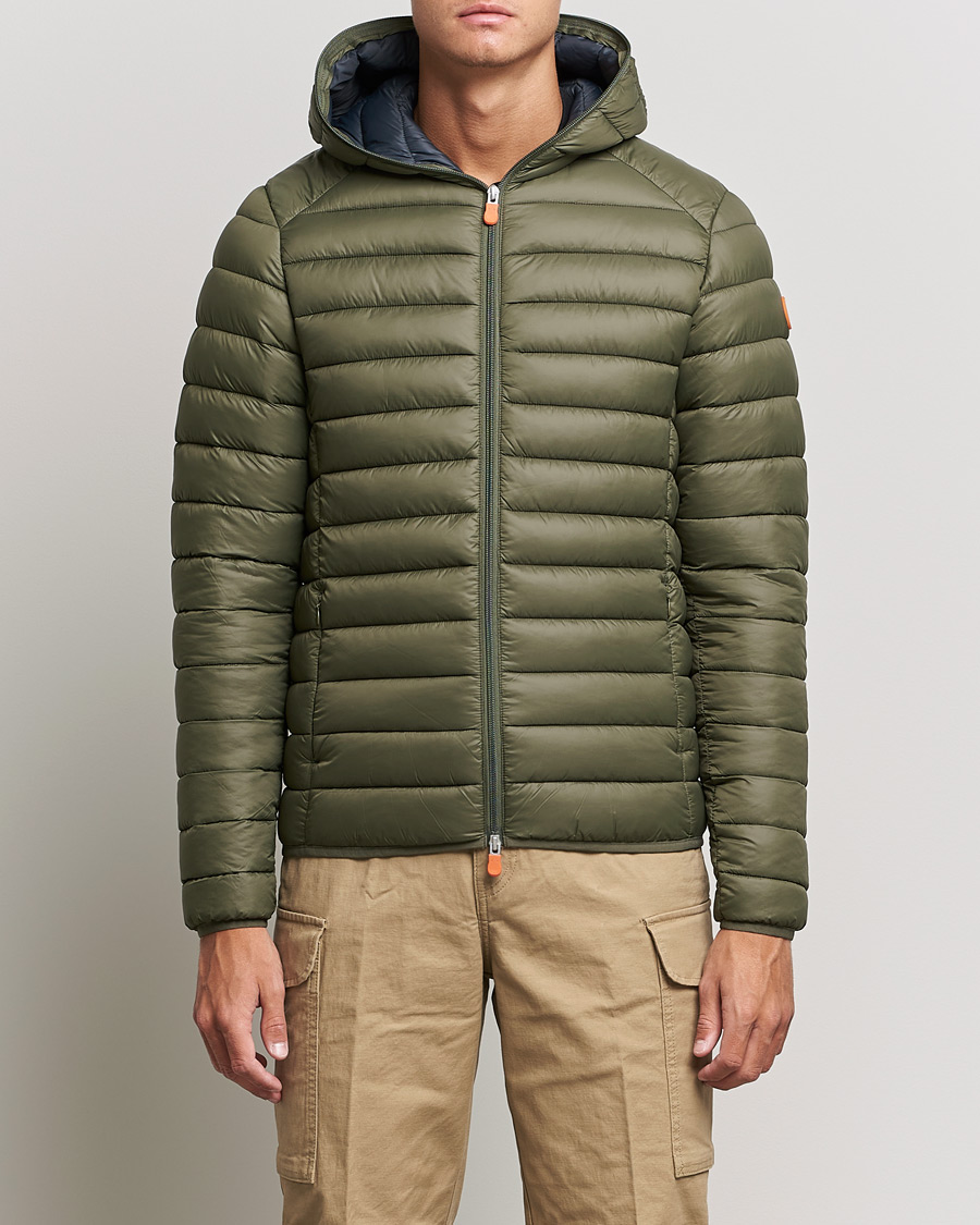 Herr | Jackor | Save The Duck | Donald Lightweight Padded Hooded Jacket Laurel Green