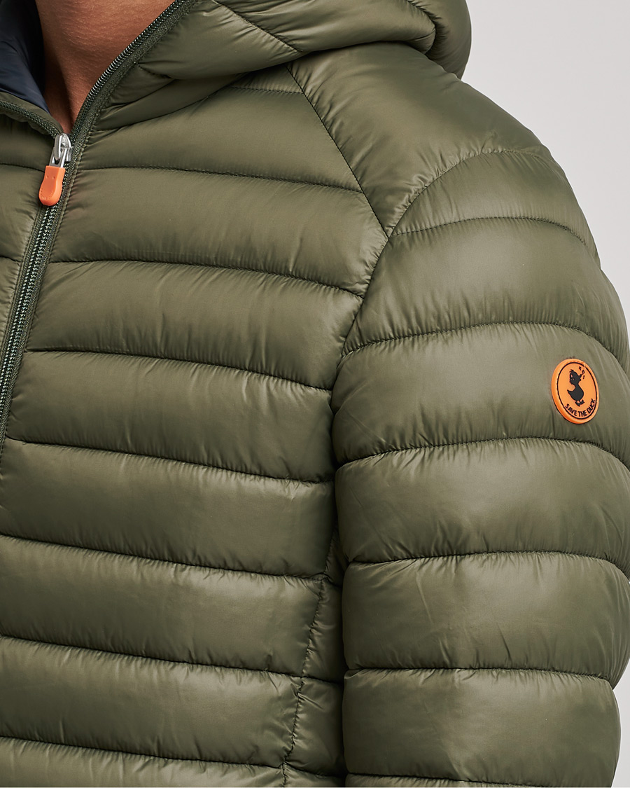 Herr | Jackor | Save The Duck | Donald Lightweight Padded Hooded Jacket Laurel Green