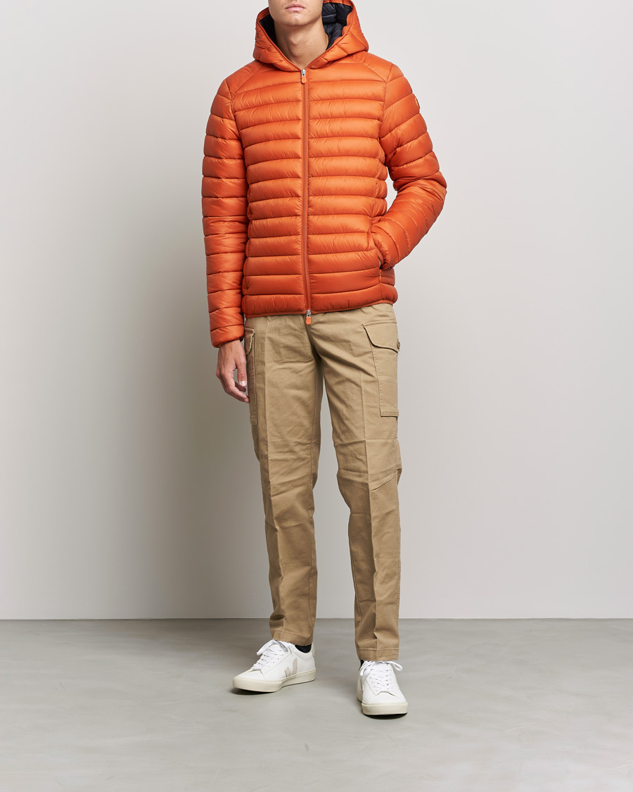 Herr | Jackor | Save The Duck | Donald Lightweight Padded Hooded Jacket Ginger Orange S