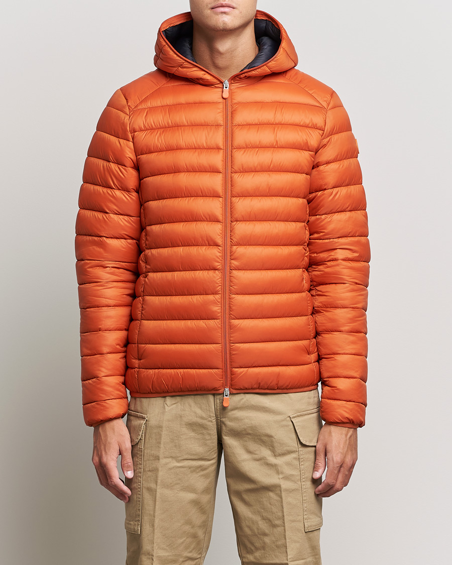 Herr | Jackor | Save The Duck | Donald Lightweight Padded Hooded Jacket Ginger Orange S