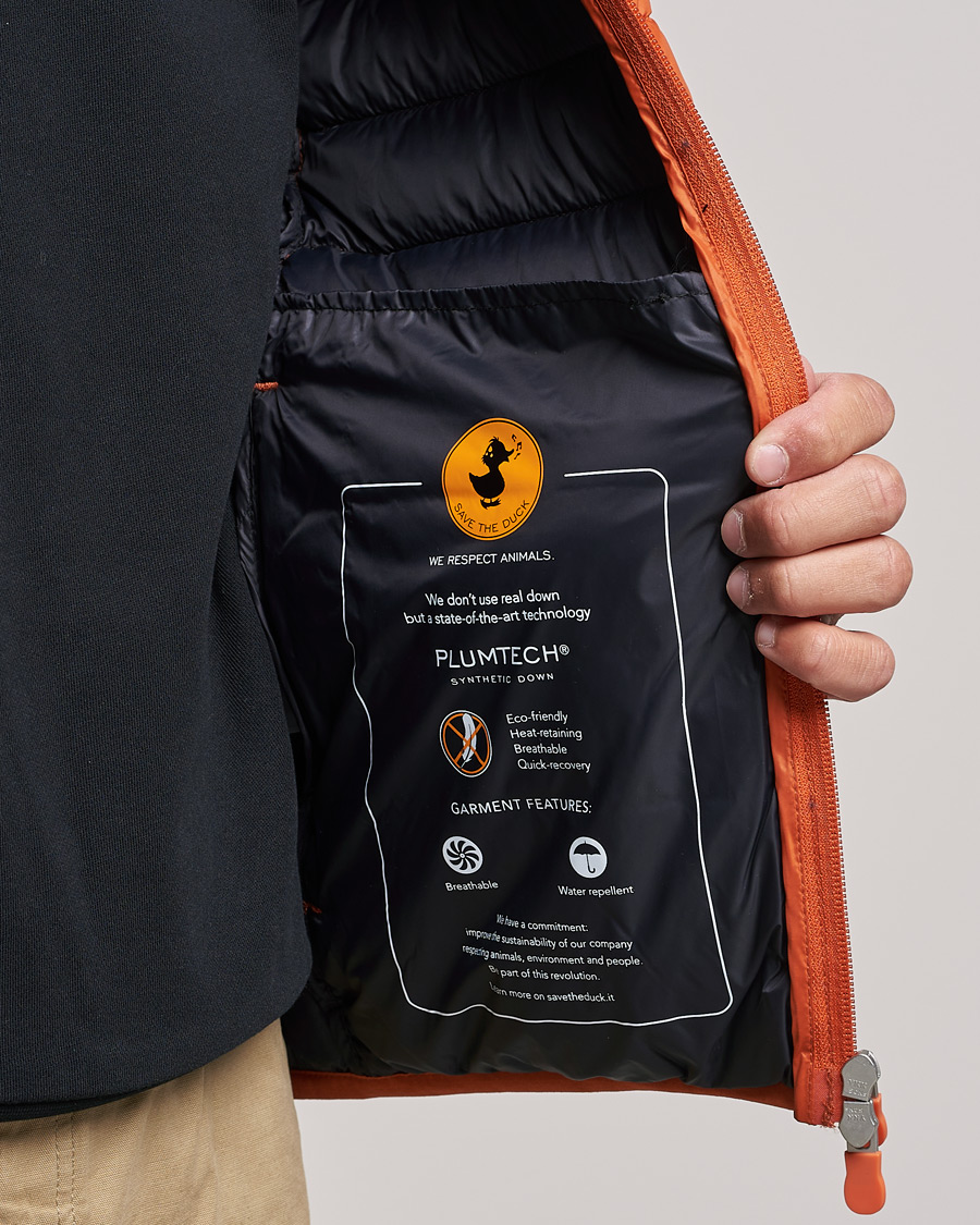 Herr | Jackor | Save The Duck | Donald Lightweight Padded Hooded Jacket Ginger Orange S