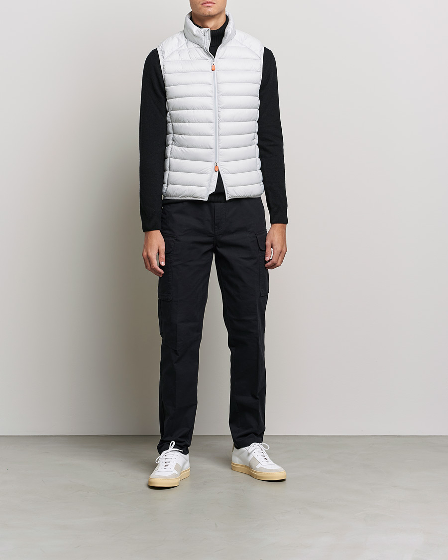 Herr | Jackor | Save The Duck | Adam Lightweight Padded Vest Frozen Grey