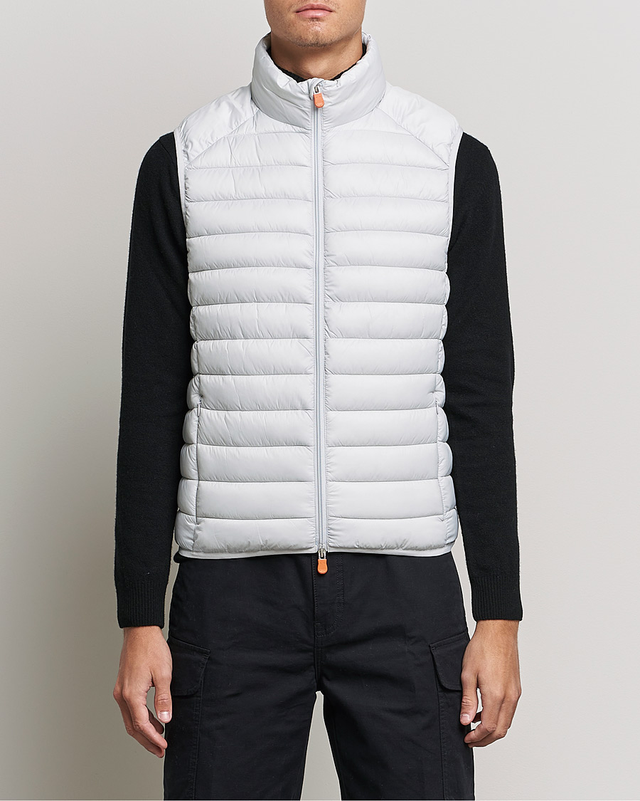 Herr | Jackor | Save The Duck | Adam Lightweight Padded Vest Frozen Grey