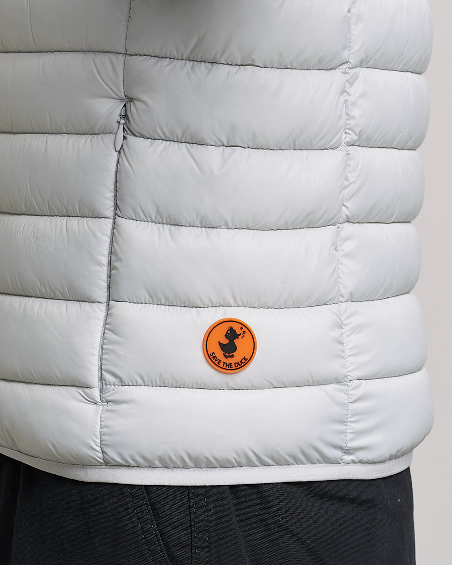 Herr | Jackor | Save The Duck | Adam Lightweight Padded Vest Frozen Grey