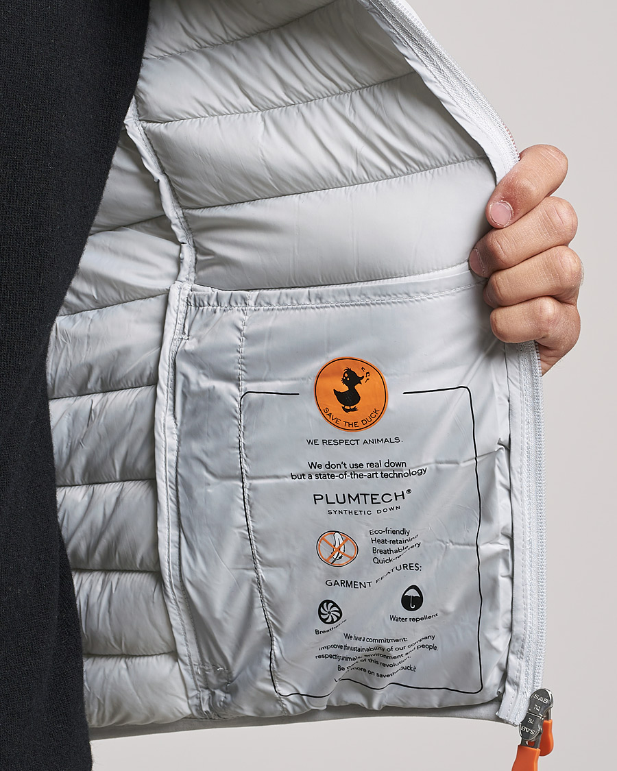 Herr | Jackor | Save The Duck | Adam Lightweight Padded Vest Frozen Grey