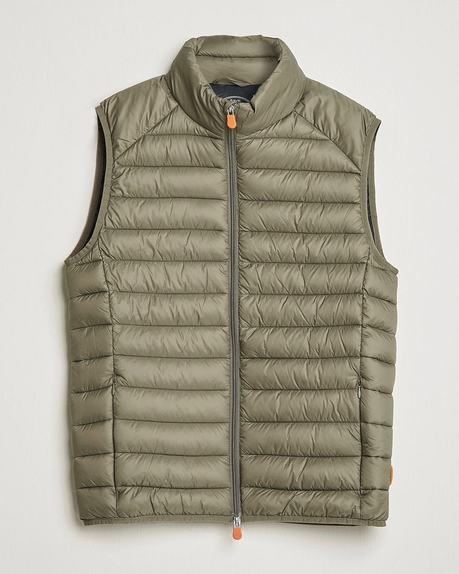 Herr | Jackor | Save The Duck | Adam Lightweight Padded Vest Mud Grey