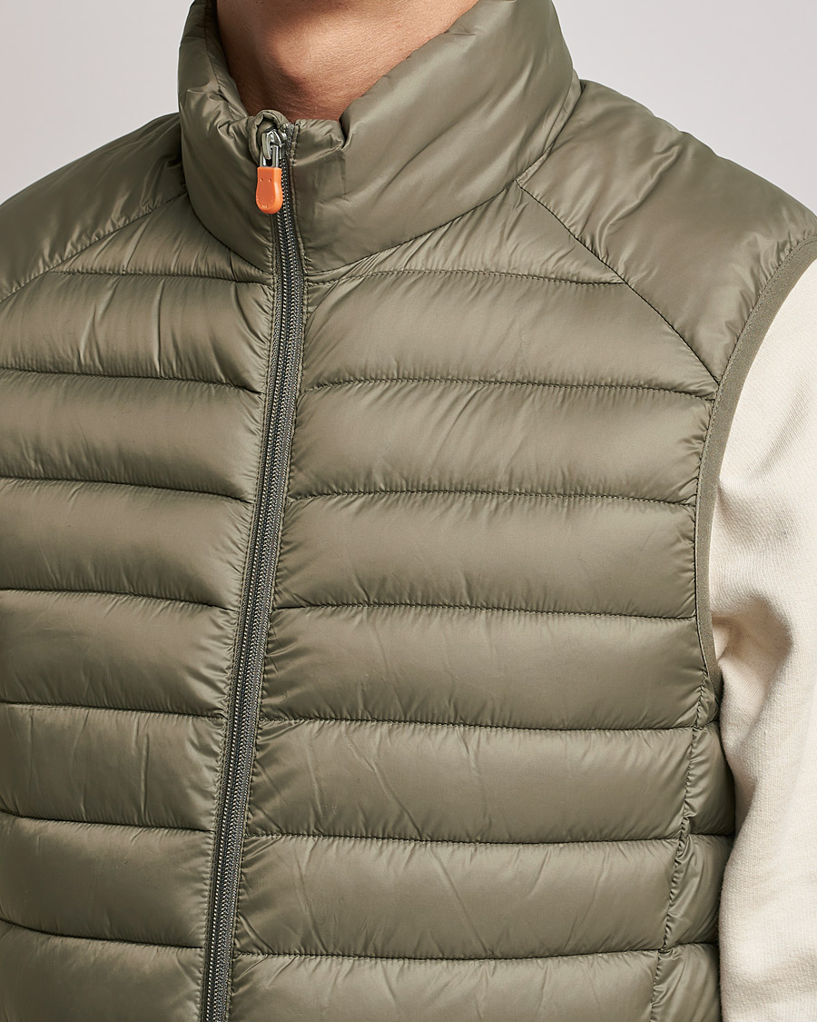 Herr | Jackor | Save The Duck | Adam Lightweight Padded Vest Mud Grey
