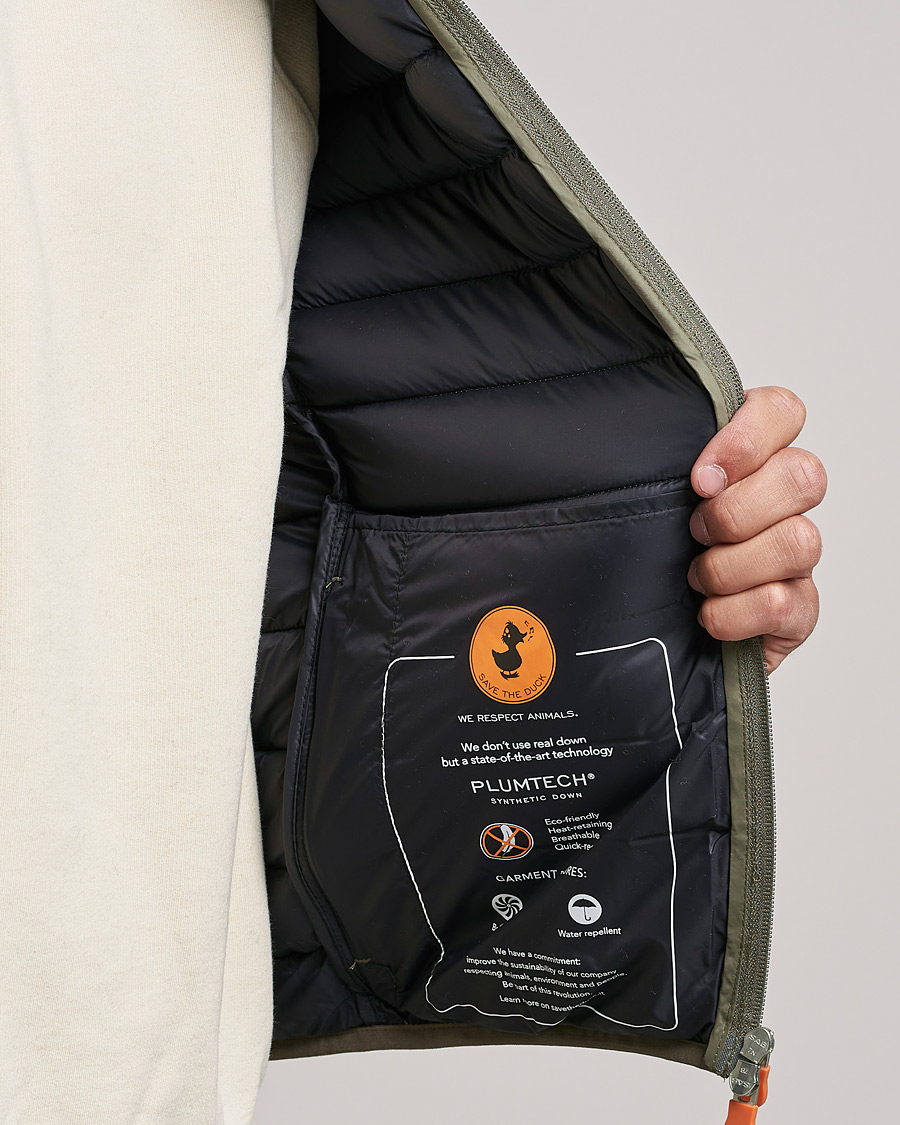 Herr | Jackor | Save The Duck | Adam Lightweight Padded Vest Mud Grey