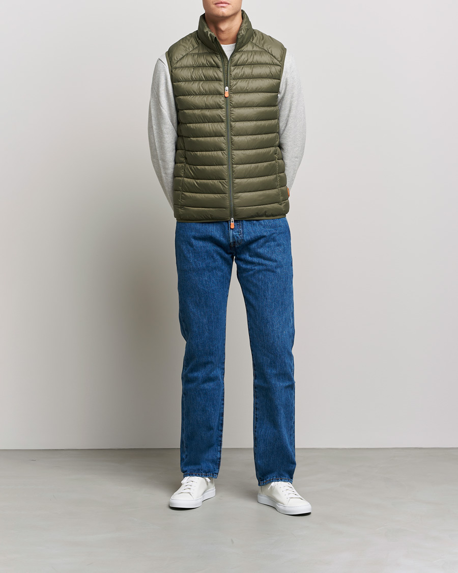 Herr | Jackor | Save The Duck | Adam Lightweight Padded Vest Laurel Green
