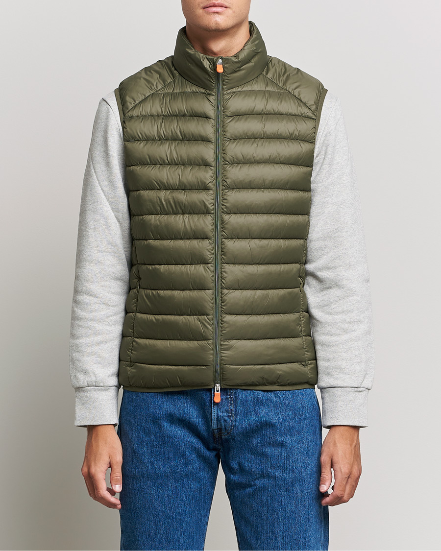 Herr | Jackor | Save The Duck | Adam Lightweight Padded Vest Laurel Green