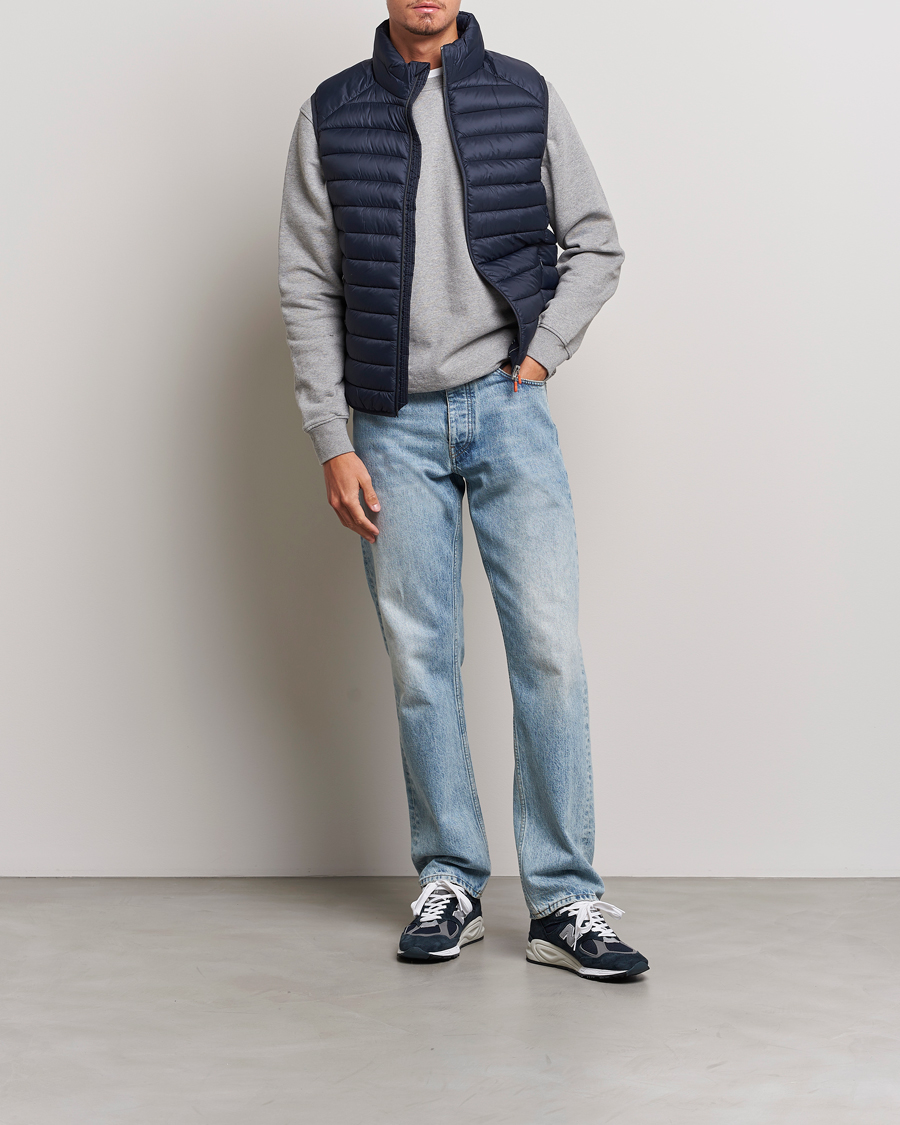 Herr | Västar | Save The Duck | Adam Lightweight Padded Vest Blue Black