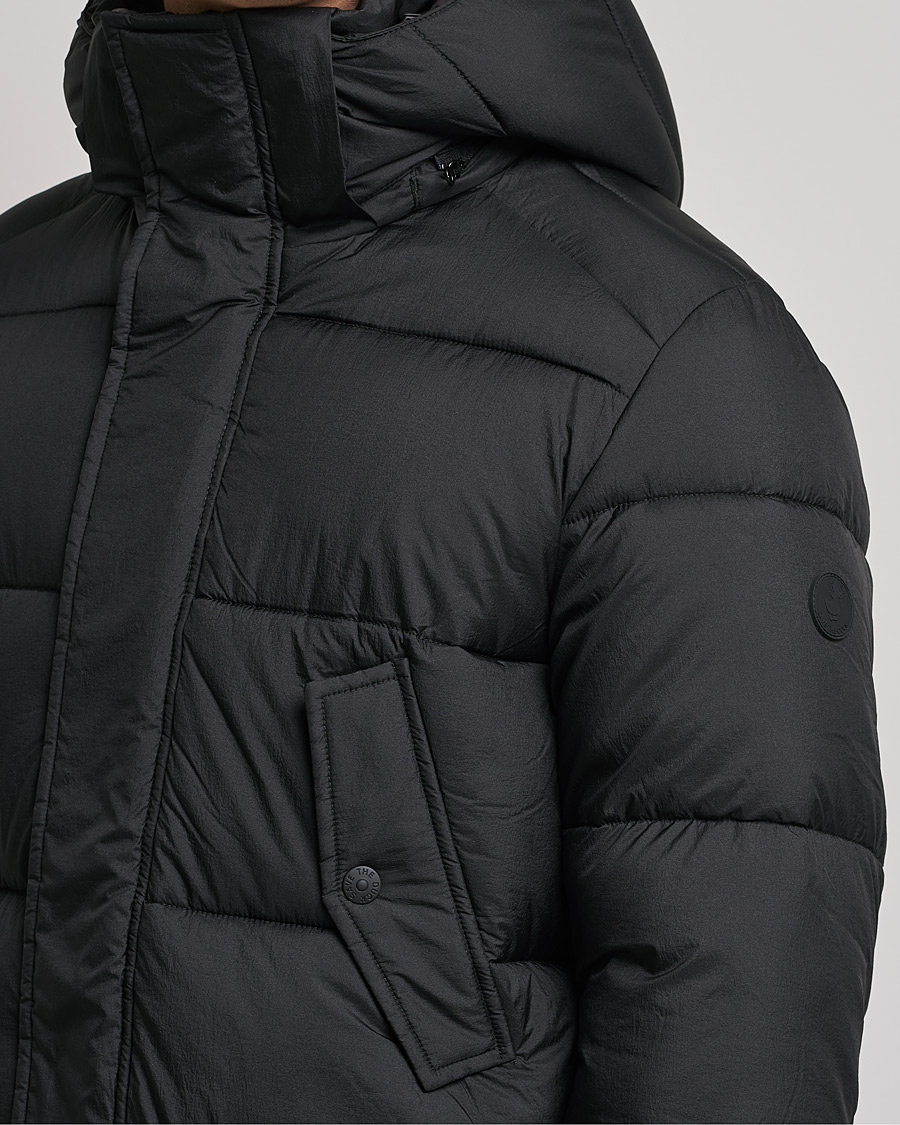 Herr | Jackor | Save The Duck | Jeremy Crinkle Nylon Parka Black