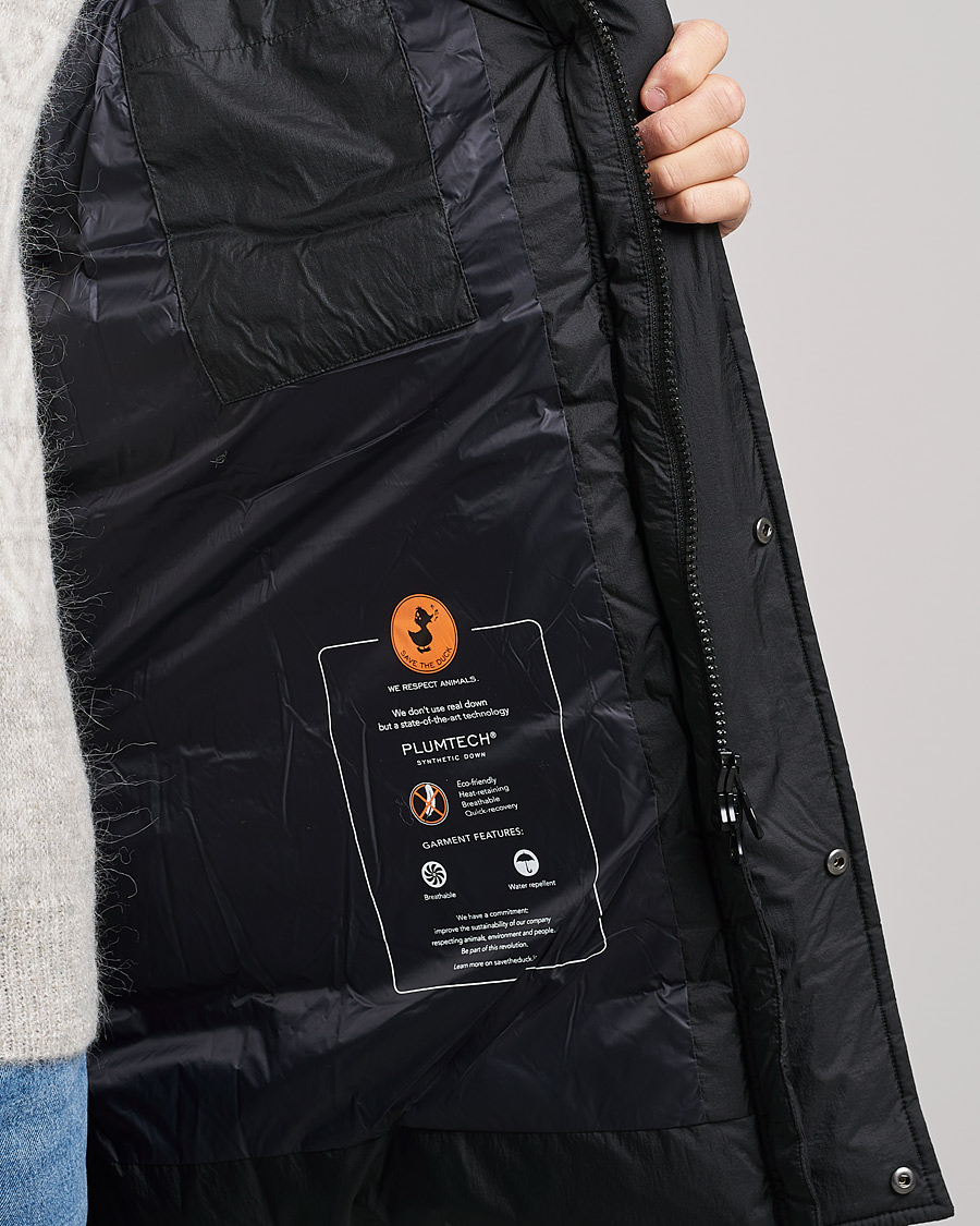 Herr | Jackor | Save The Duck | Jeremy Crinkle Nylon Parka Black