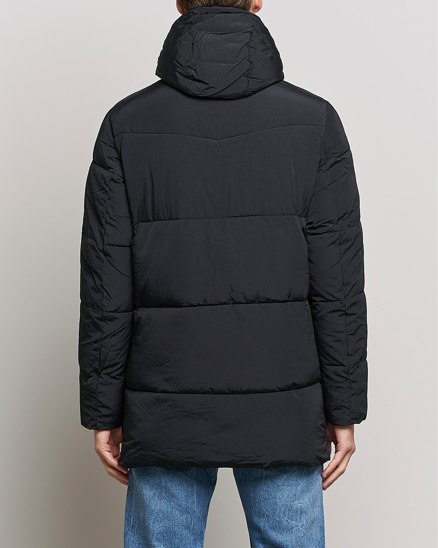 Herr | Jackor | Save The Duck | Elvis Crinkle Nylon Parka Black