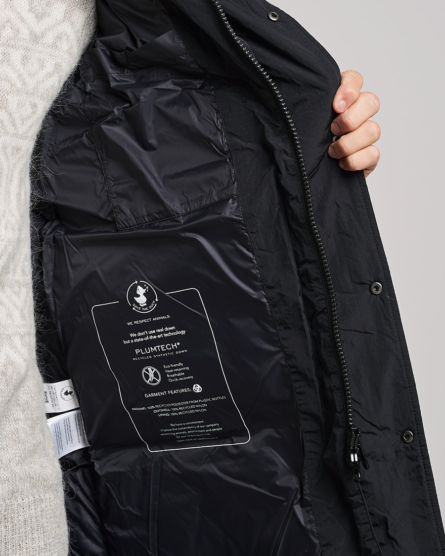 Herr | Jackor | Save The Duck | Elvis Crinkle Nylon Parka Black