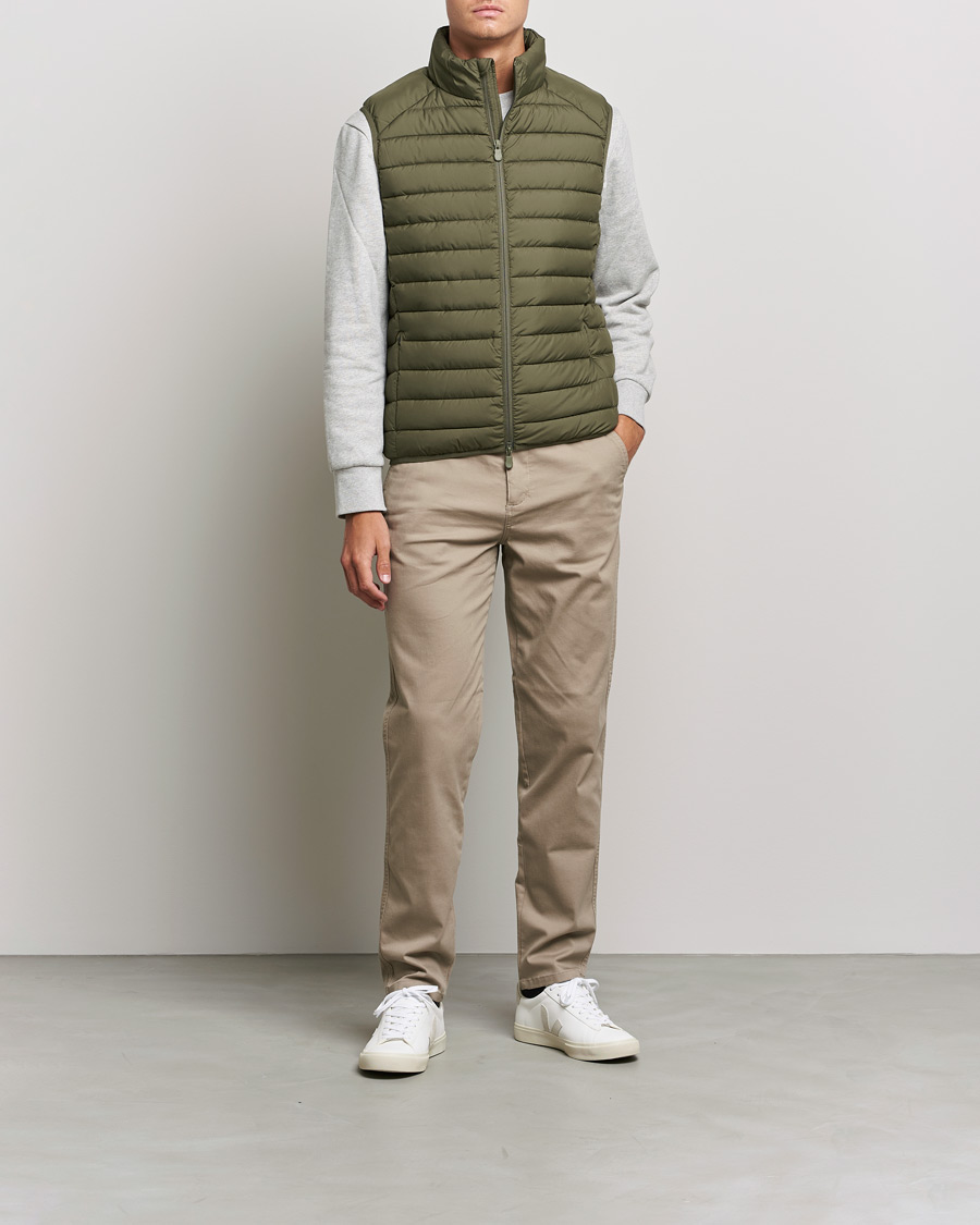 Herr | Västar | Save The Duck | Liam Matt Lightweight Vest Laurel Green