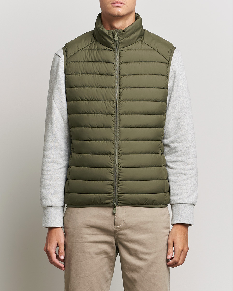 Herr | Västar | Save The Duck | Liam Matt Lightweight Vest Laurel Green