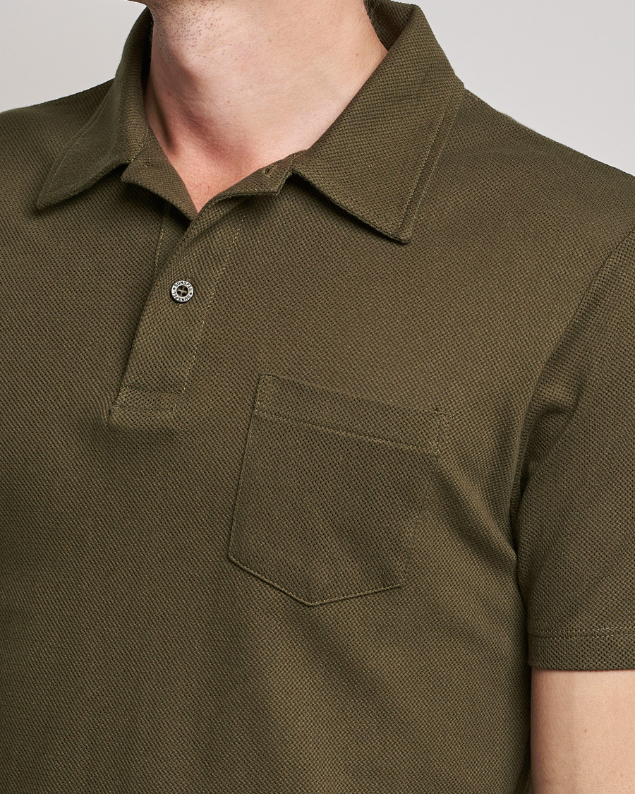 Herr | Pikéer | Sunspel | Riviera Polo Shirt Dark Moss