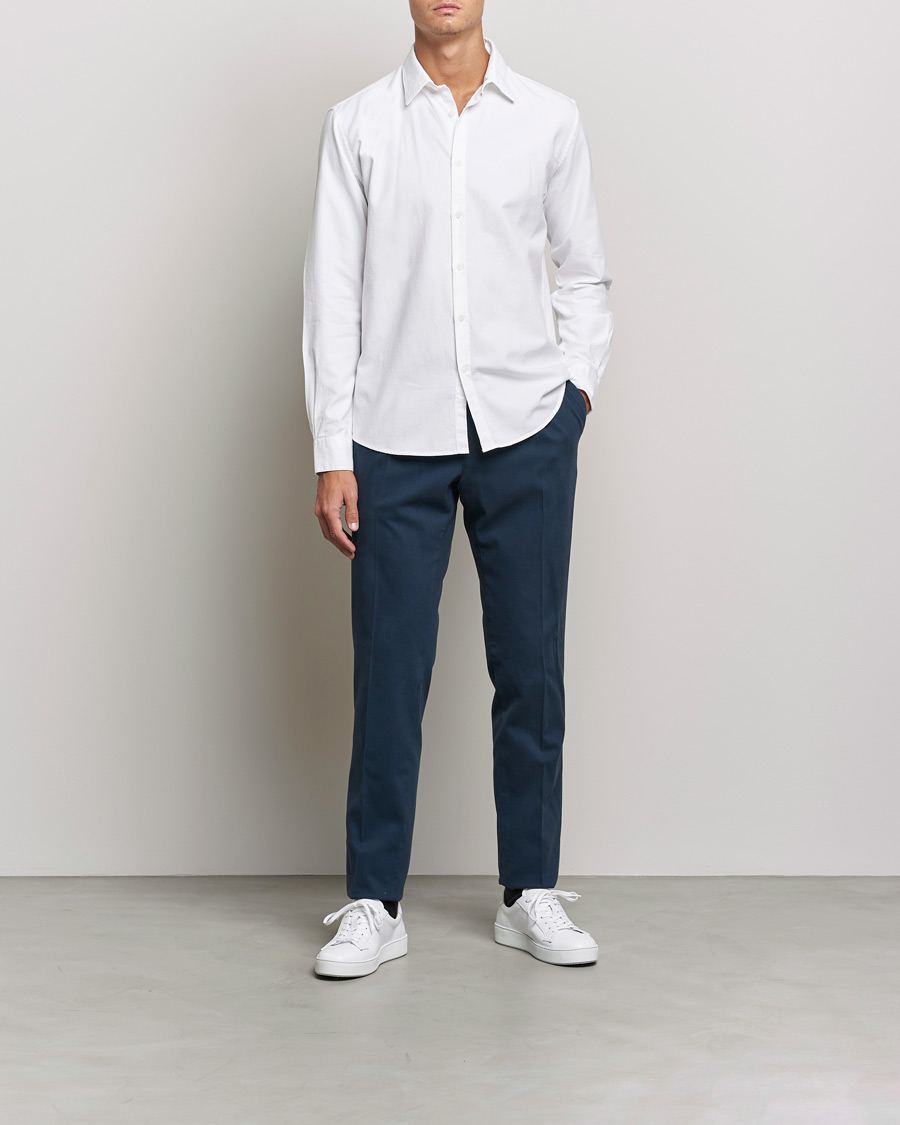 Herr |  | Sunspel | Cotton Oxford Shirt White