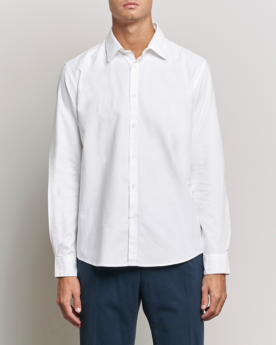 Herr | Sunspel | Sunspel | Casual Oxford Shirt White