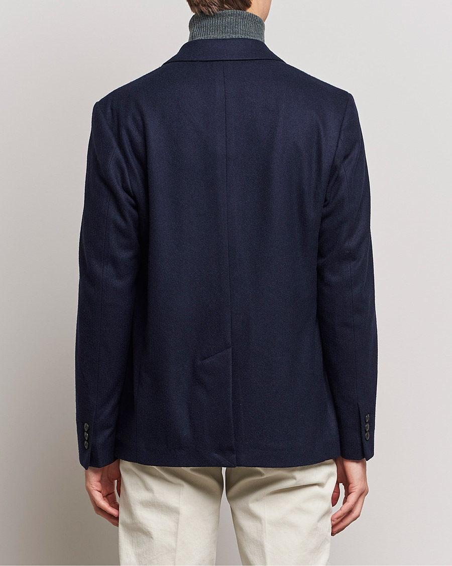 Herr | Kavajer | Sunspel | Boiled Wool Jersey Blazer Navy