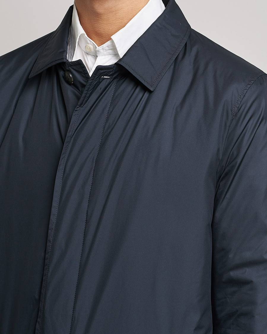 Herr | Jackor | Sunspel | Recycled Polyester Padded Coat Navy