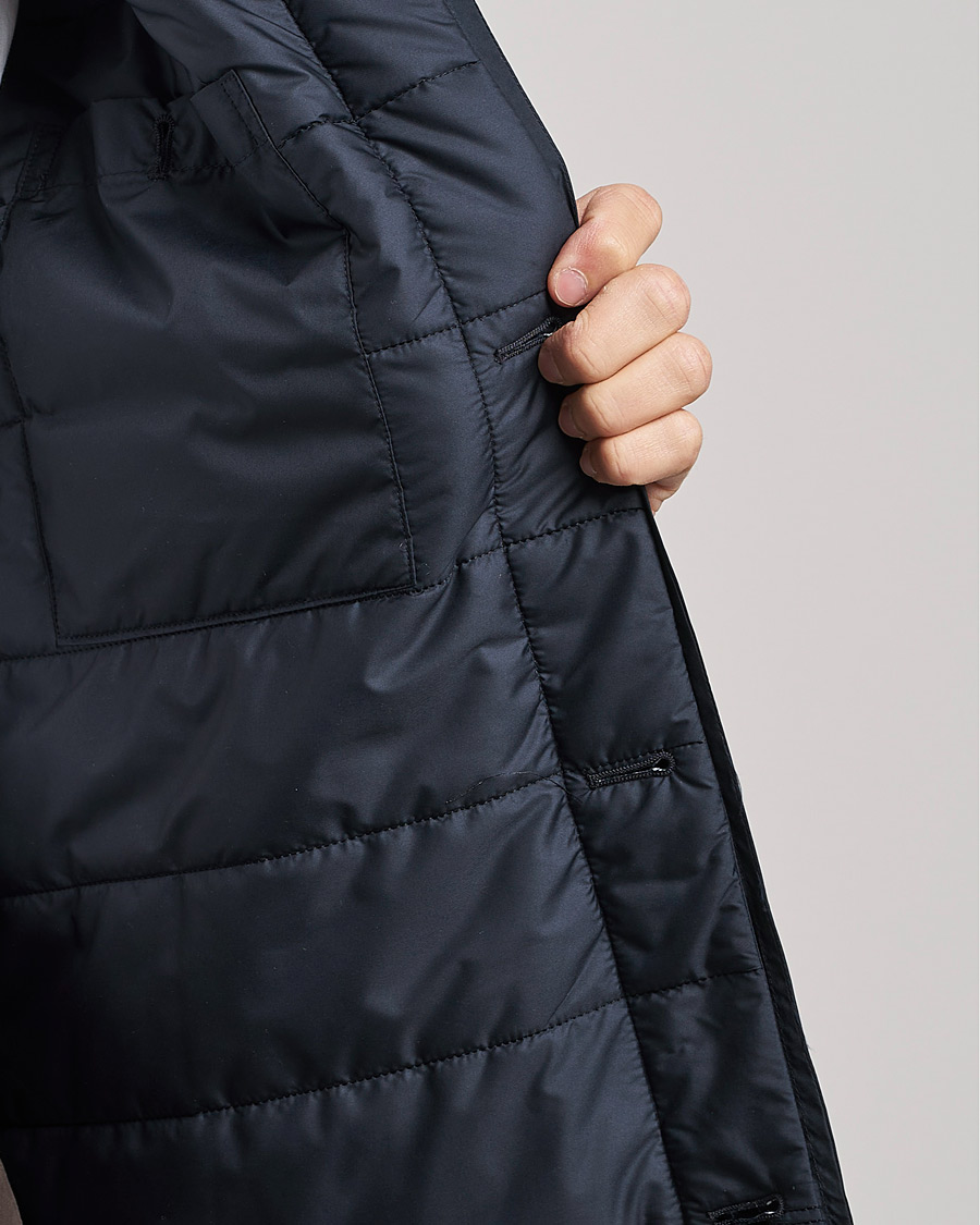 Herr | Jackor | Sunspel | Recycled Polyester Padded Coat Navy