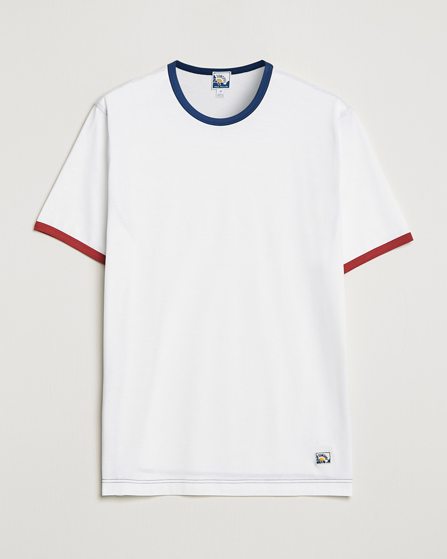 Herr | T-Shirts | Sunspel | Paul Weller Supima Cotton T-Shirt White