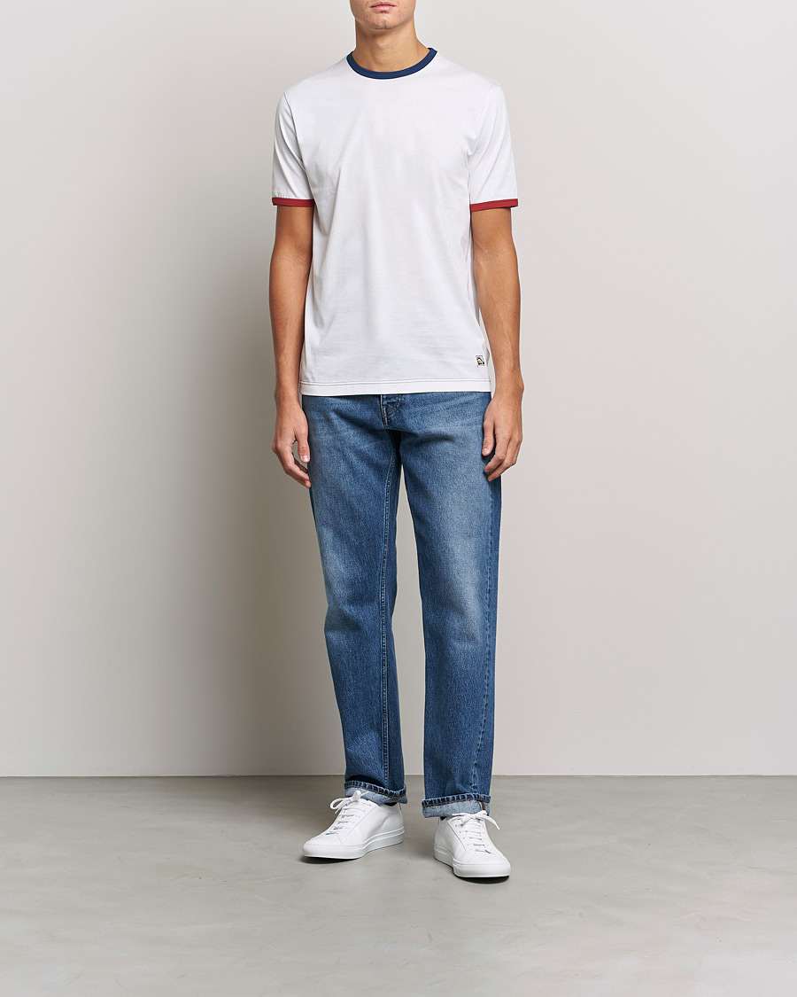 Herr | T-Shirts | Sunspel | Paul Weller Supima Cotton T-Shirt White