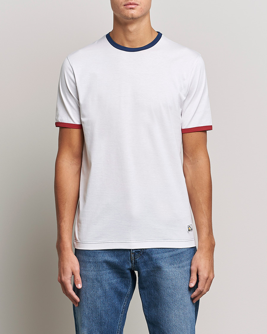 Herr | T-Shirts | Sunspel | Paul Weller Supima Cotton T-Shirt White
