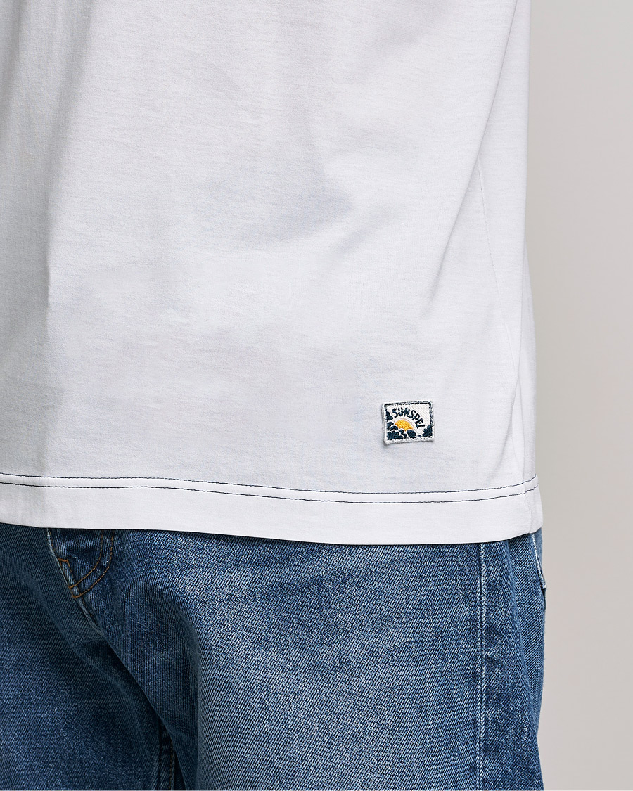 Herr | T-Shirts | Sunspel | Paul Weller Supima Cotton T-Shirt White