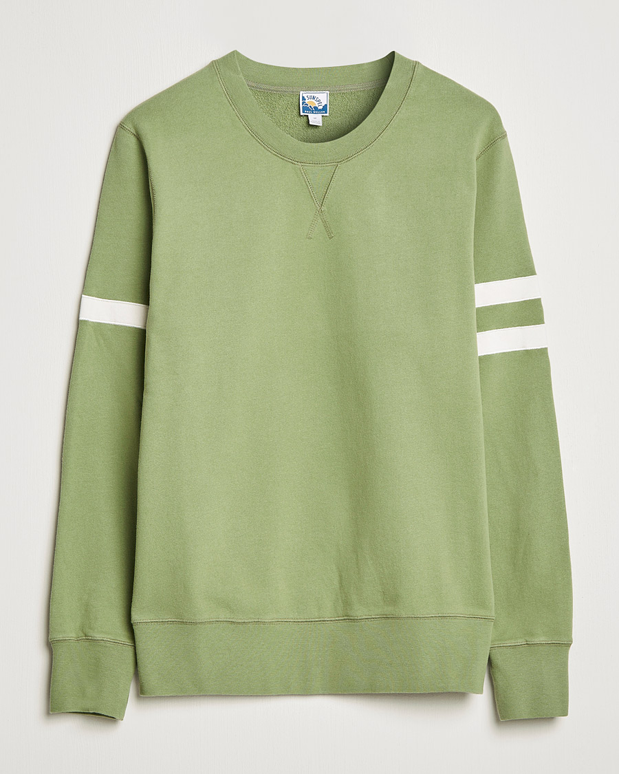 Herr | Tröjor | Sunspel | Paul Weller Loopback Sweatshirt Dark Sage