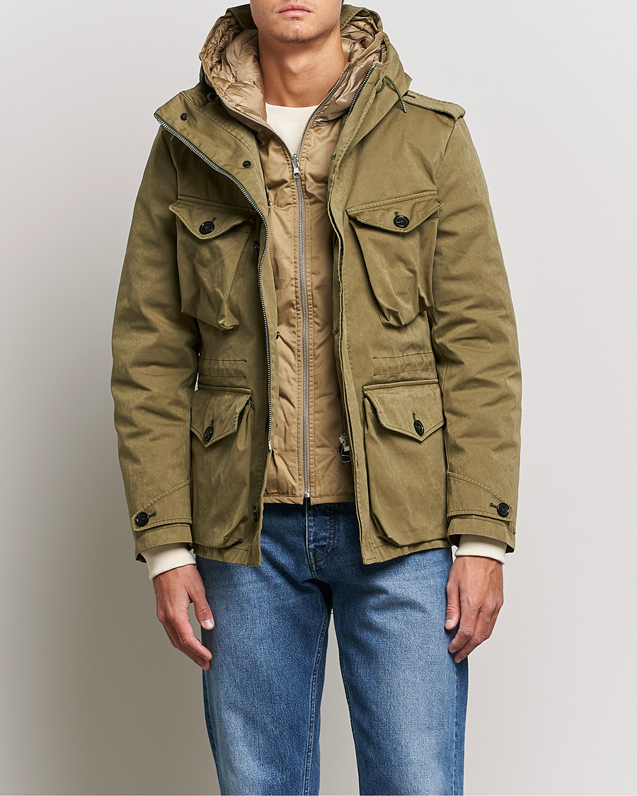 Herr | Jackor | Ten c | Hooded Down Liner Beige