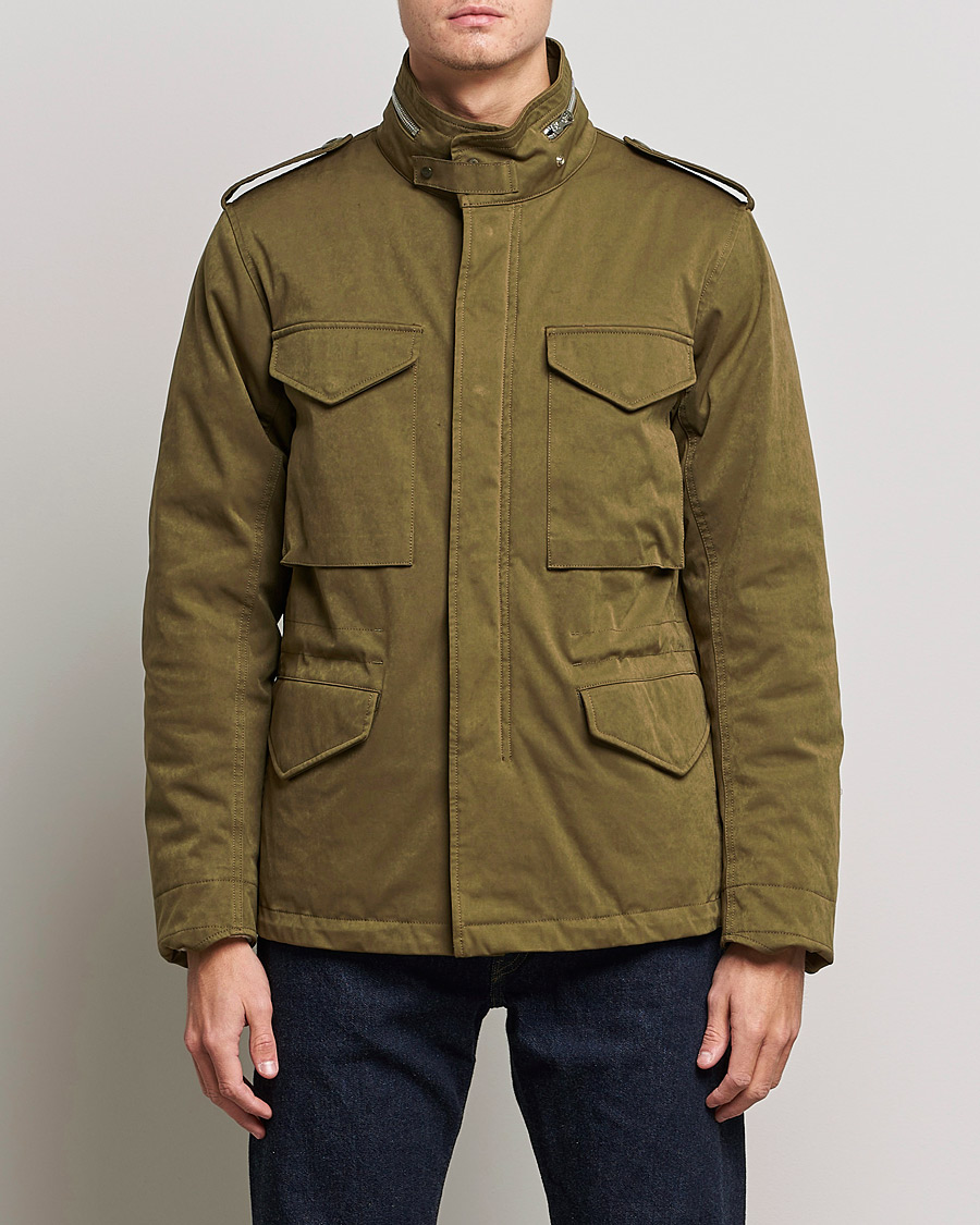 Herr | Jackor | Ten c | Padded OJJ Short Field Jacket Olive
