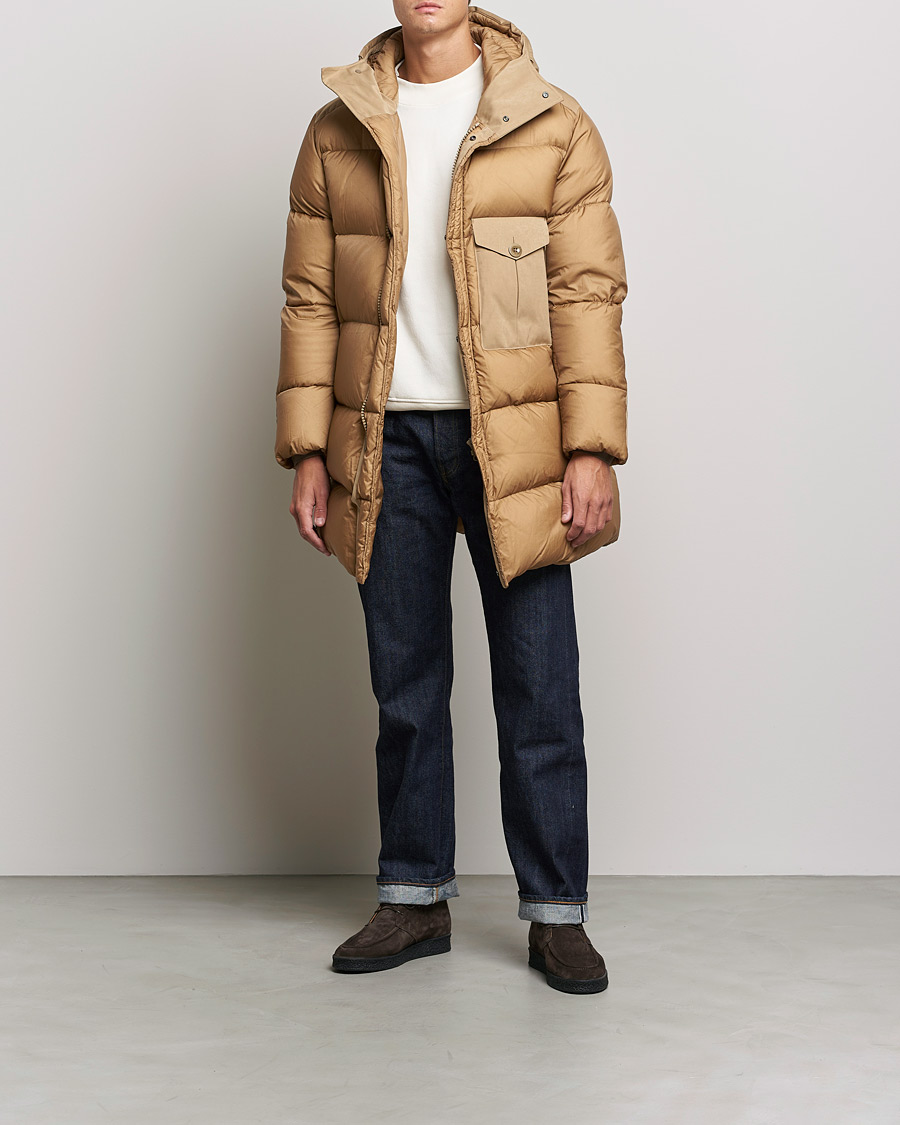 Herr | Jackor | Ten c | Cyclone Combo Down Parka Sand