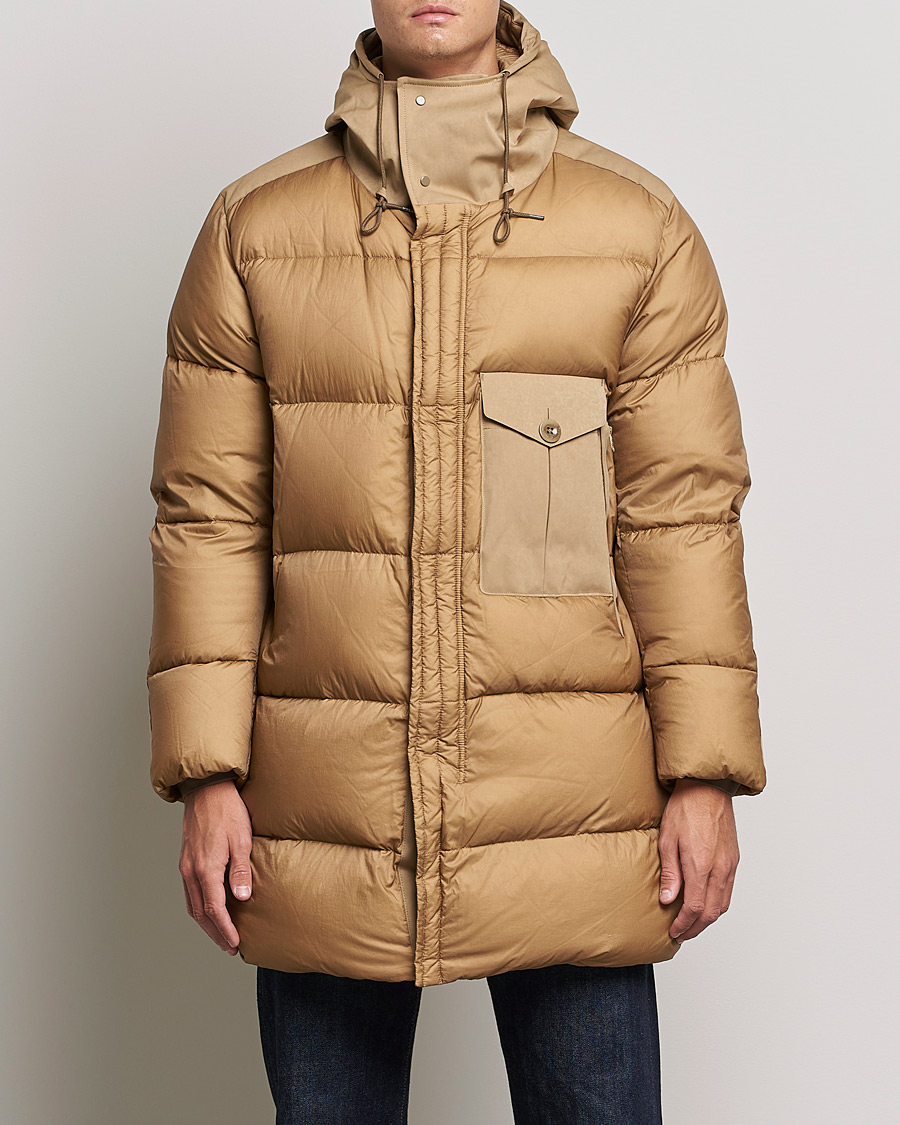 Herr | Jackor | Ten c | Cyclone Combo Down Parka Sand