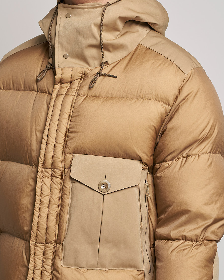 Herr | Jackor | Ten c | Cyclone Combo Down Parka Sand