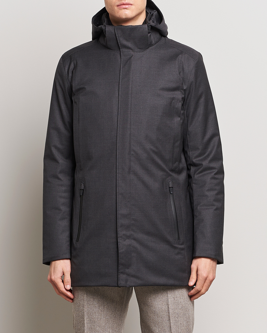 Herr | Business & Beyond | UBR | Regulator Parka Savile Grey Wool